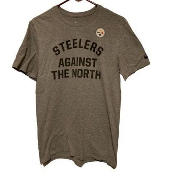 Pittsburgh Steelers Against The North Size M The Nike Tee Athletic Cut T-Shirt - Picture 1 of 5